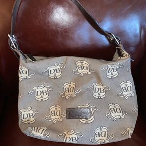 Dooney & Bourke Tan & Brown Signature Purse